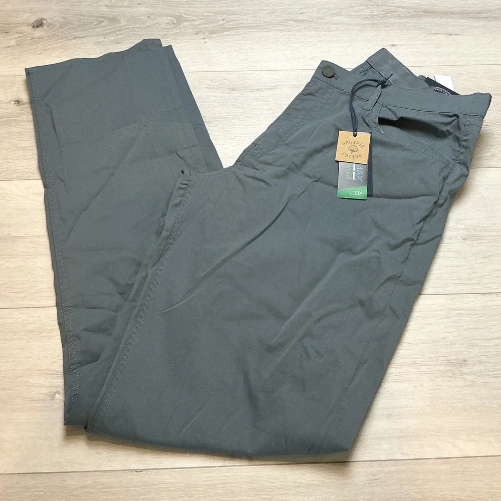 Faherty Movement 5-Pocket Athletic Fit Pants Rocky Blue 34x34 New With Tags